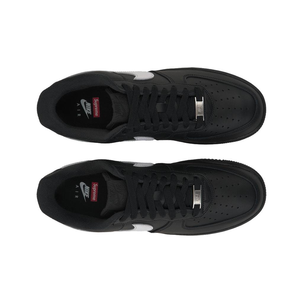 Supreme X Nike Air Force 1 Low Box Logo - Black White Unisex Sneakers CU9225-002
