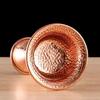 Buddhist Tribute Guardian Cup,Red Copper,Layer Two Handicraft Hammer Tibetan Buddhism Holy Water Plate,Desktop Decorative , 1Pcs