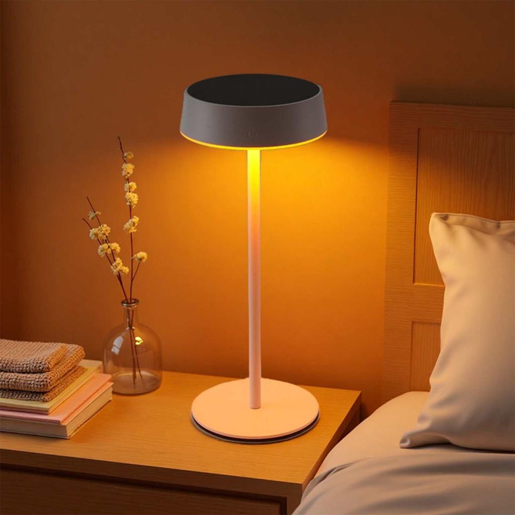 Metal LED sensor switch night light bedside decorative table lamp