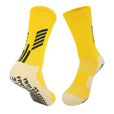 Chaussettes de Football Antidérapantes à Compression pour Entraînement Professionnel Homme Mi-hauteur Absorbant la Transpiration Épaissies Fond Serviette Chaussettes d'Élite Chaussettes de Sport