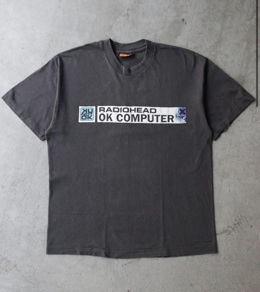 

Ok Computer Retro Graphic Tee Unisex Short Sleeve Shirt S5XL Unisex T-Shirt M