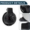 Fuel Tank Door Cap for Volkswagen Golf 6 2010-2013 Fuel Filler Flap Cover Clip Type No.5K6809857C Silver Tone ABS