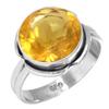 Bague en Argent Sterling 925 Femme Pierre Précieuse Bijou Fait Main Cadeau Halloween Améthyste Saphir Topaze Bleue Citrine Émeraude Iolite Péridot Rubis Costume