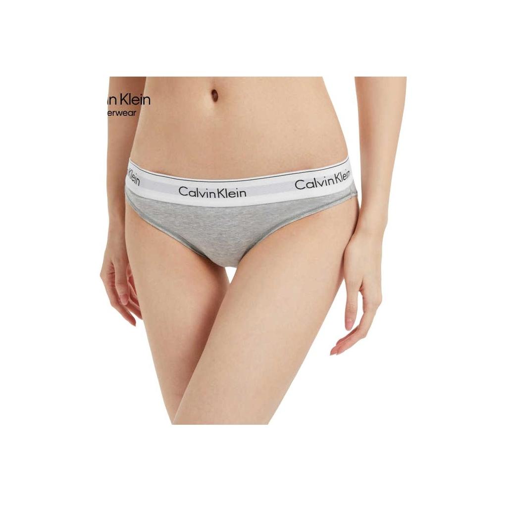 Calvin Klein Modern Attraction Letter Logo Print Wireless Triangle Cup Lingerie Set Women Underwear Gray QF5650-020+F3787AD-020