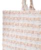 Maison de FLEUR Tweed Square Tote M Bag, Beige, 8A43F0J3300