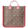 Gucci GG Supreme All Over Print Nylon Tote Bag Kids bags Beige Brown Red 605831-FAFNP-8575