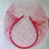 Elegant French Style Birdcage Veil Rhinestone Pearl Bridal Headwear Charm Shiny Bride Veils Women