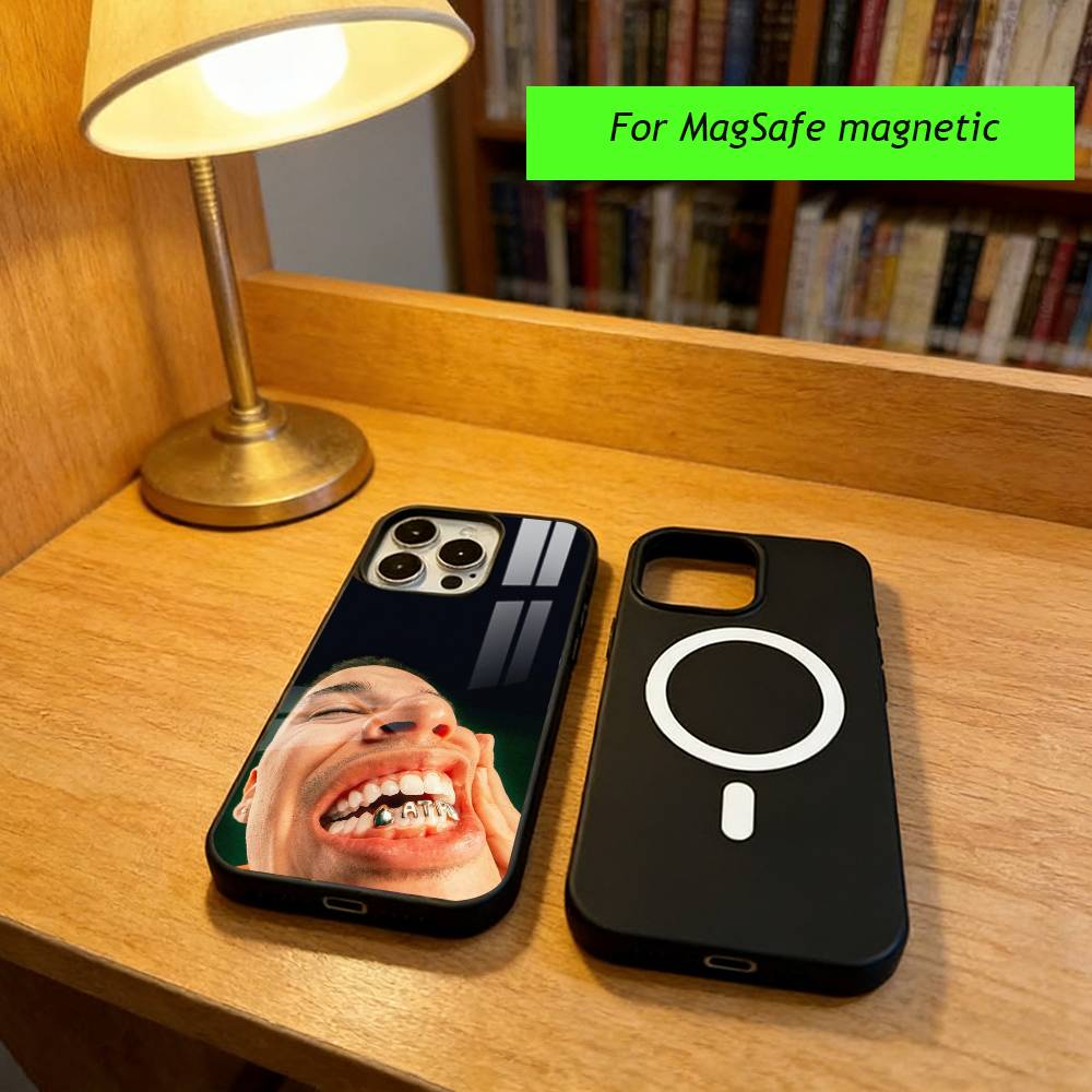 Rapper Nsqk Phone Case For iPhone17,16,15,14,13,12,11 Plus,Pro Magnetic with Magsafe Wireless Charging