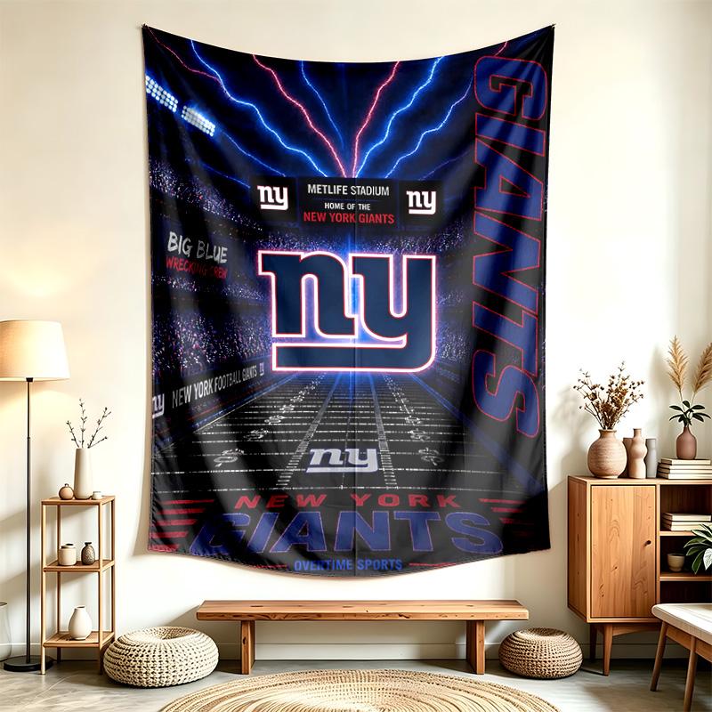 New York Giants (1) Tapestry Suitable For Decorating Homes Dorms And Bedrooms Soft To The Touch And A Perfect Gift For Friends And Family