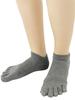 Kaituck Family Short Made In Sizes Five-Toe Socks, Length, Japan, Women's, Support, 22.0-23.0, 23.5-24.5 (23.5-24.5, Charcoal)