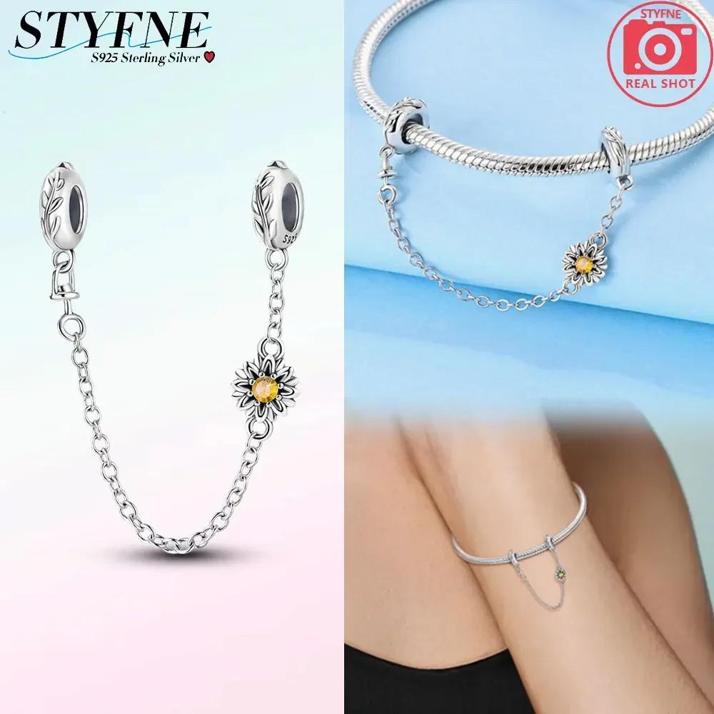 Newcopperclassical Cross Flower Type Musical Note Butterfly Safety Chain For Women Bead Diy Bracelet Jewelry Gift