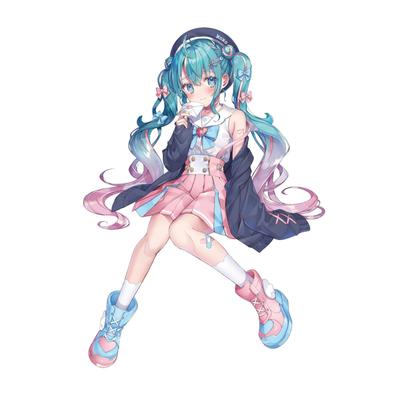 Furyu Hatsune Miku Noodle Stopper Figure - Sailor Outfit In Love Theme