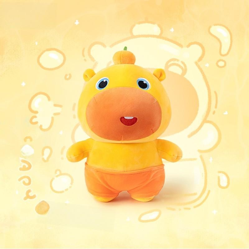 Capybara Cartoon Plush Keychain Pendant With Rotating And Functions Magnetic