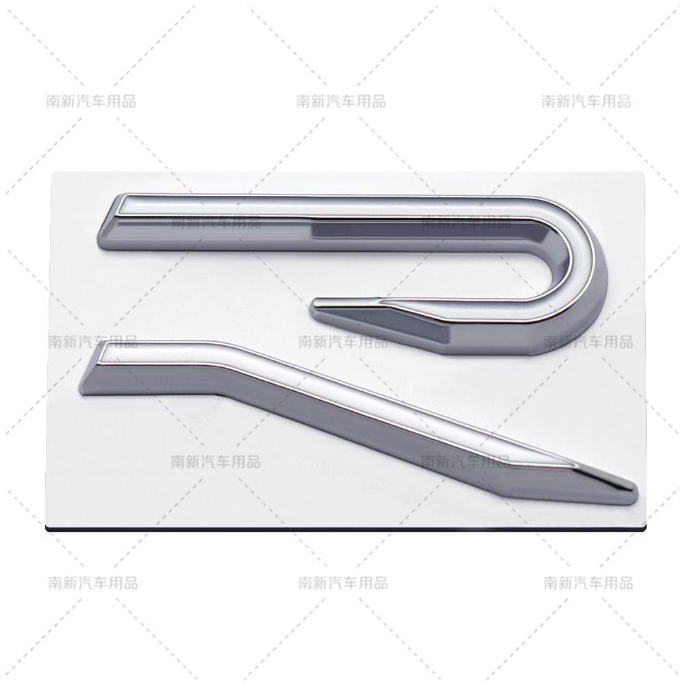 AOYES1 R Logo Emblem Car Metal Body Tail Trunk Sticker Accessories For Volkswagen VW GTI Rline Polo Golf MK8 Touareg Passat Magotan CC