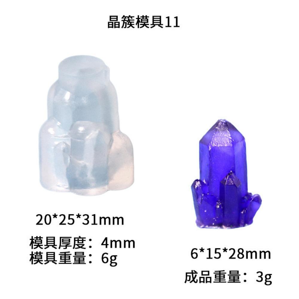 DIY Resin Cluster Iceberg Epoxy Resin Mold Table Decoration Silicone Resin Mold For Resin Casting DIY Crafts Home Decoration