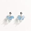 Sky Jade Cluster Earrings