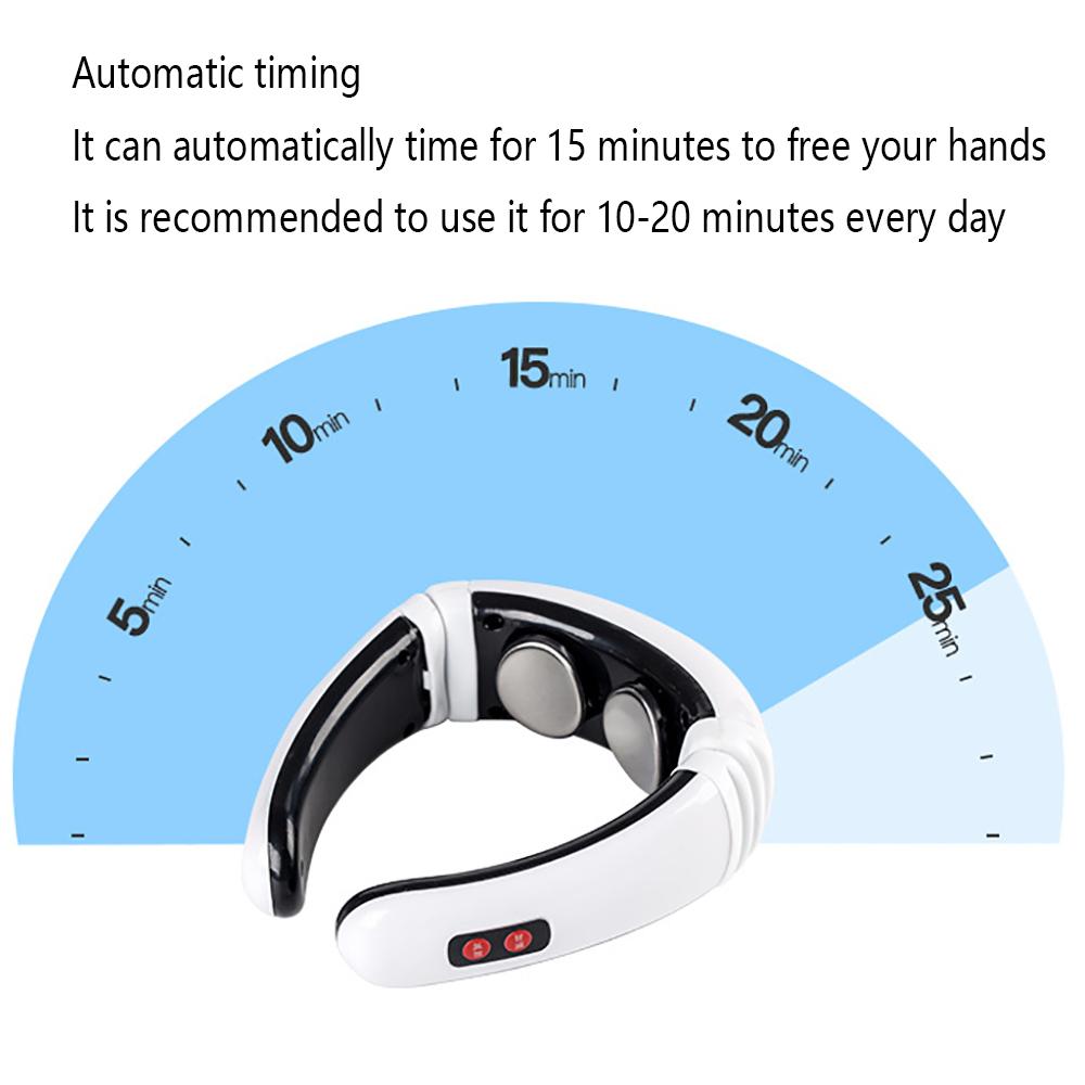 1 set Electric Cervical Neck Massager Body Shoulder Relax Massage Relieve Pain
