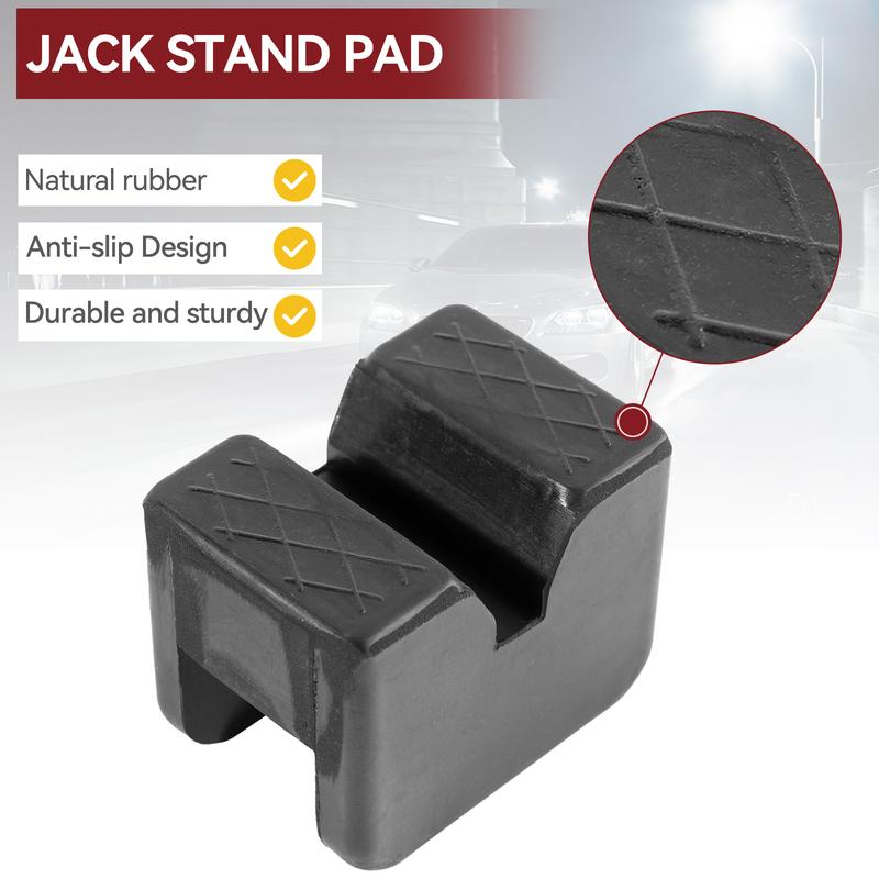 1/2PCS Rubber Jack Pad For Car Truck SUV Slotted Lift Support Frame Rail Protector Anti-Slip Adapter