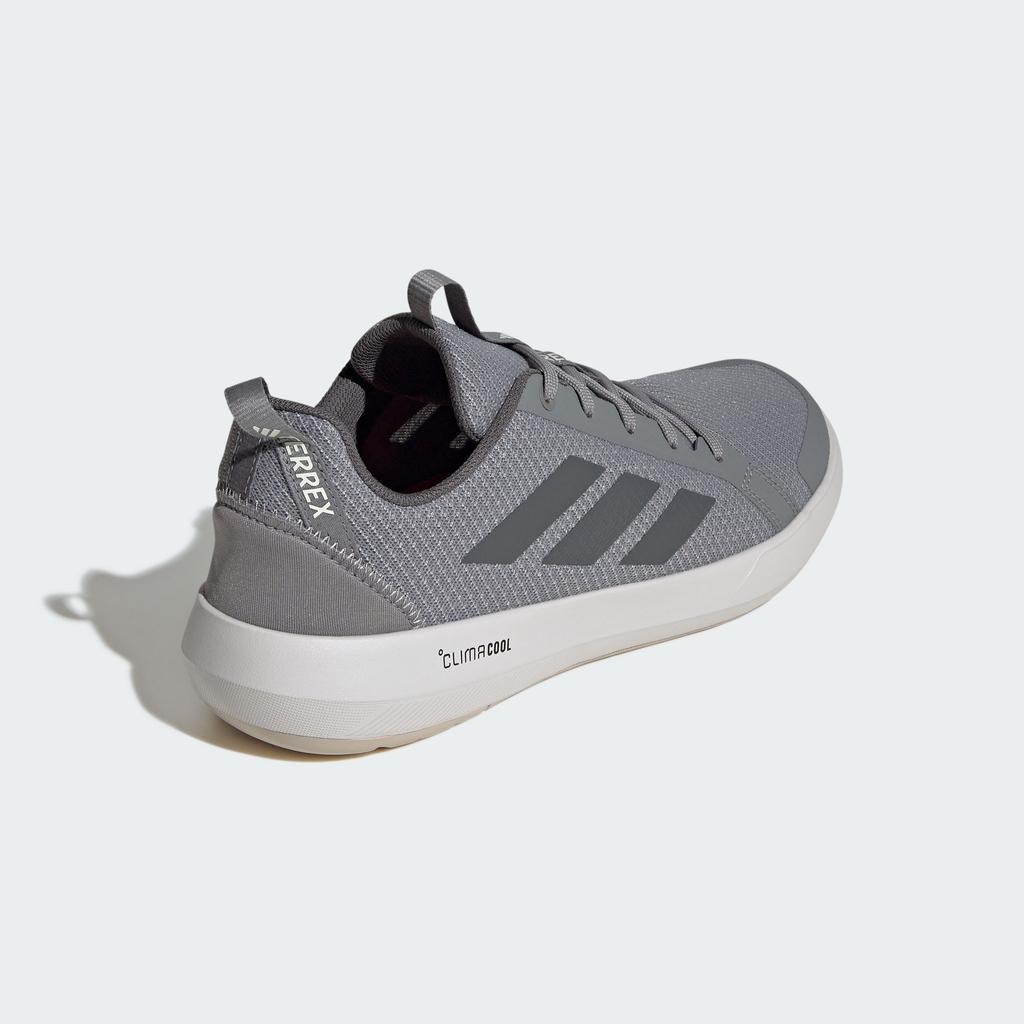 adidas Terrex Boat Breathable Low Top Hiking Shoes Unisex Gray