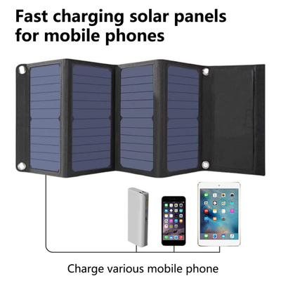 Solar Panel Portable Phone Charger High Conversion Rate Foldable Design Waterproof