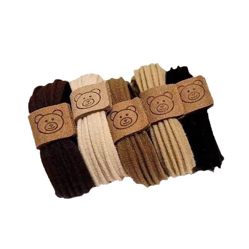 Bären-Haargummi: Nicht schädigendes, Hochelastisches, Verdicktes Haaraccessoire für hohe Pferdeschwänze.