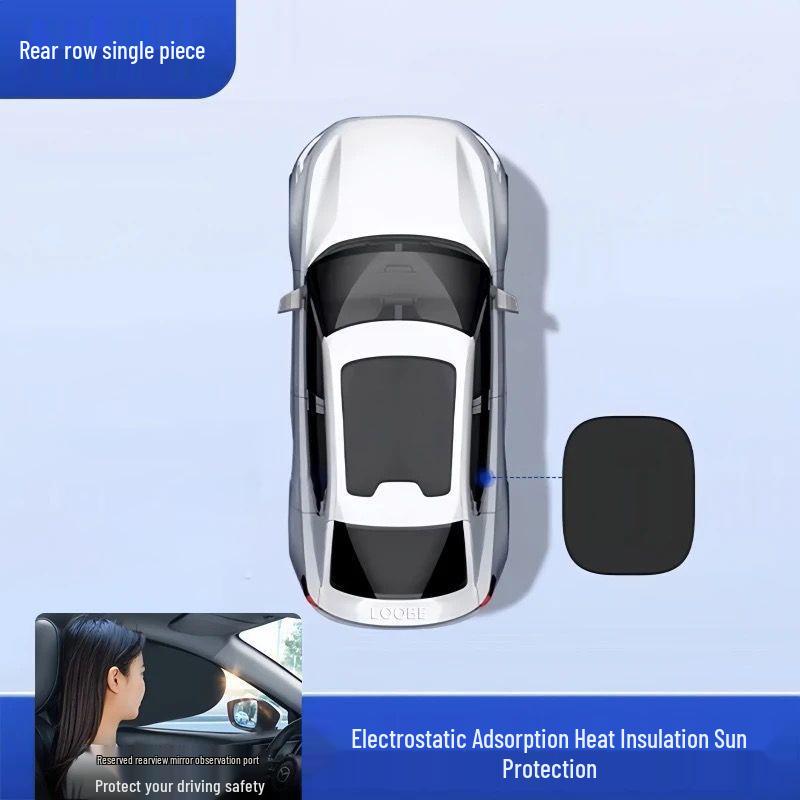 Car Window Sun Shade Privacy Curtain for Heat and UV Protection