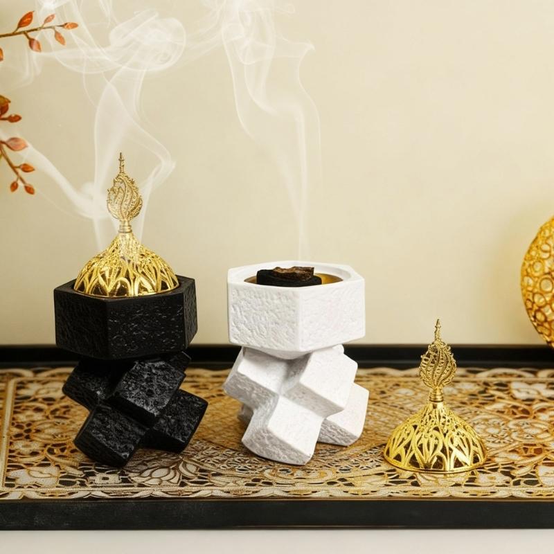 Premium Resin Scented Candle Burners With TraditionalDesign Enhancing Any Living Space Retro Home Decors