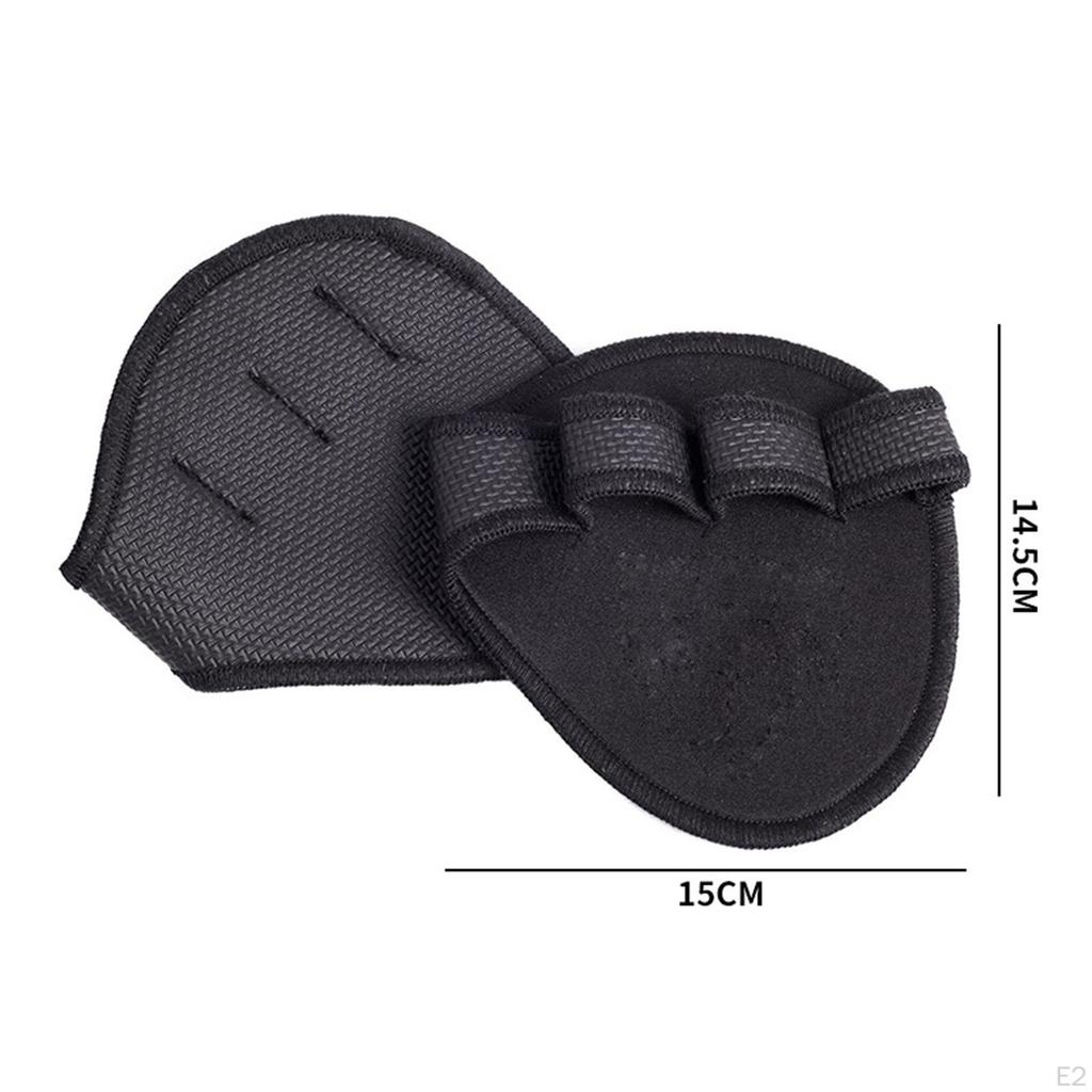 2x Grip Pads Hand Protector Gloves Lifting Grips for Powerlifting Palm
