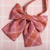 Jk Japanese Plaid Korean Version Of Collar Flower Graduate Female Collar Flower College Wind Streamer Jk Bow Shirt Accessories Sailor Suit