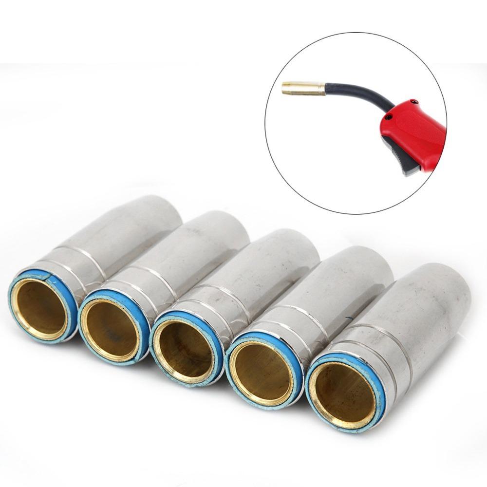 5pcs Copper Conical Gas Nozzle 15mm Diameter Welding Torch Nozzle Copper Gas Nozzle  For MAG Welding
