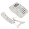 Corded Landline Caller ID Full Hands Free 4 Fast Dial Desktop Wired Telephone with LCD Display for Home HotelWhite