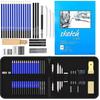 Drawing Pencils Set - Sketching and Shading Kit for Artists - Charcoal and Graphite Pencil Set - 35 Pcs