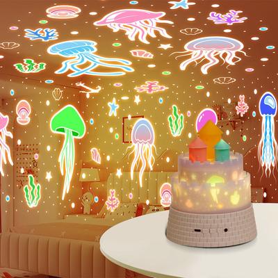 Castle Starry Sky Light Projector Light Rotating Star Bedroom Ceiling Atmosphere Night Lamp Birthday Gift