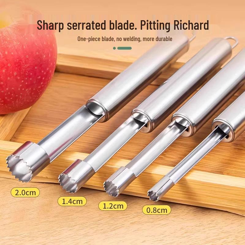 

Набор из 4 предметов: многофункциональная косточкоудалитель, сердцевинорезка и шелушитель - бытовой инструмент для удаления сердцевины.