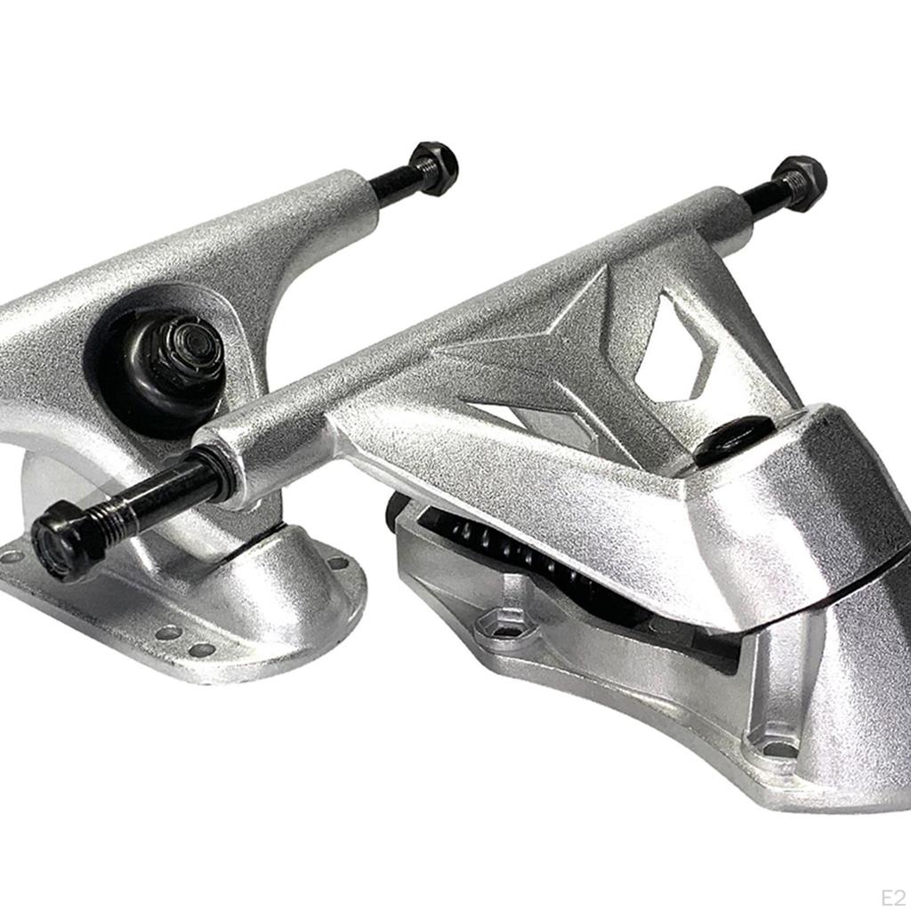 1 Pair Skateboard Trucks 6 Inches Pads Hardware Set(Pack of 2) for Skate Board Longboard