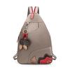 Multifunktionaler Rucksack Colorblock Große Kapazität Retro Brusttasche
