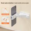 Supporto a Muro Universale per Tablet Rotazione 360 Staffa a Muro per Cucina Per Apparecchiature Display da 4,7 a 12,9 pollici