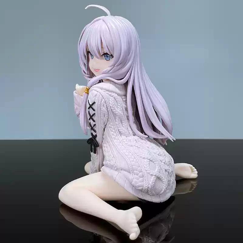 1 шт. Аниме-фигурка Путешествие Элейны, вязаное платье, ведьма Элейна, экшн-фигурка, ПВХ, коллекция, 15 см, модель, кукла, игрушки на рождественский подарок