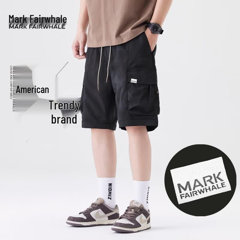MARK FAIRWHALE Men s Summer Casual Multi-pocket Cargo Shorts 2XL