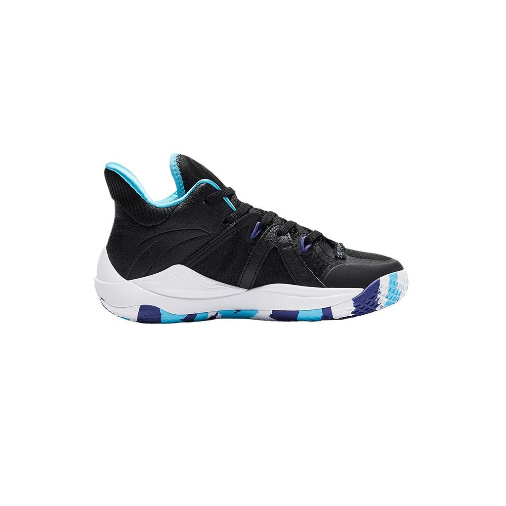 Anta Kids Fabric Basketball Series Ground Gripping Sports Fashion Non-Slip Shock Absorbing Wear-Resistant Low-Top Kids Basketball Shoes 312441115U-3