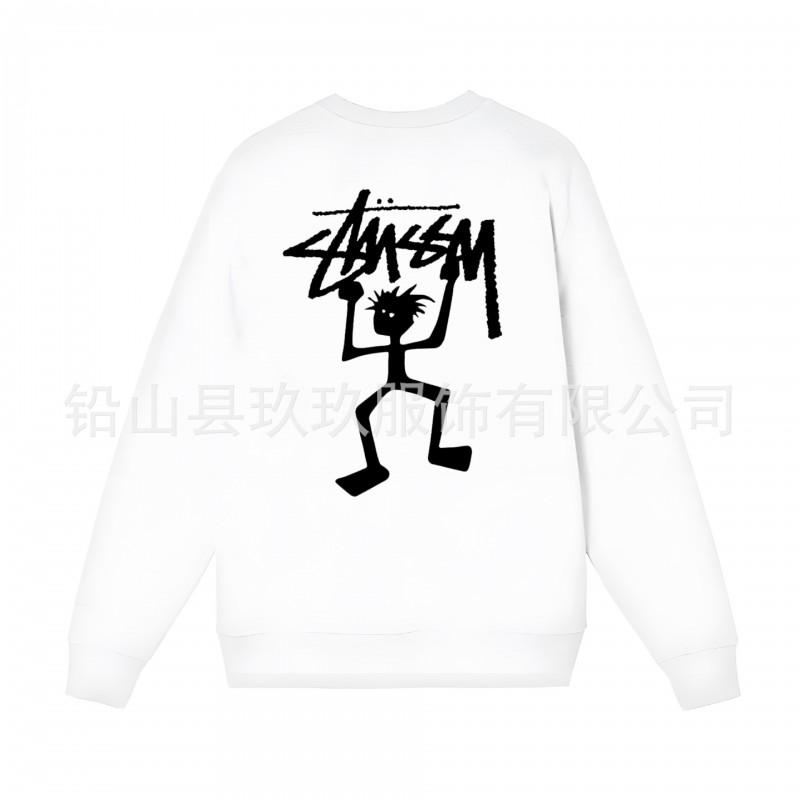 Unisex Cotton Graphic Print Hoodie Loose Fit Streetwear Pullover Sweatshirt Fall