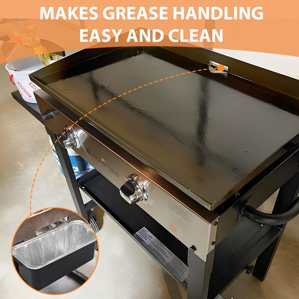 30/50 Stück Einweg-Grill-Fettauffangschale Aluminium Tropfschalen Einweg-Aluminiumfolien-Box Küchenvorbereitung