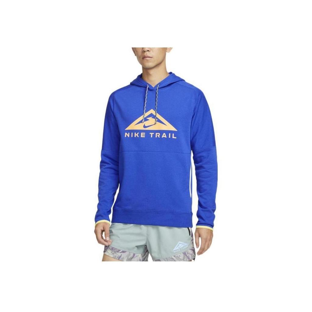 Nike Dri-FIT Trail Pullover Trail-Running Hoodie Hyper Royal Citron Pulse DV9325-405