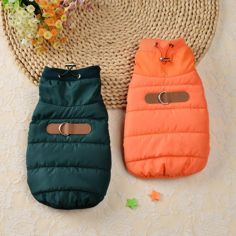 Winter Dog Clothes Warm Thermal Cotton Pet Coat Small Dogs Clothing Teddy Pomeranian Corgi Puppy Jacket Cold Weather Apparel