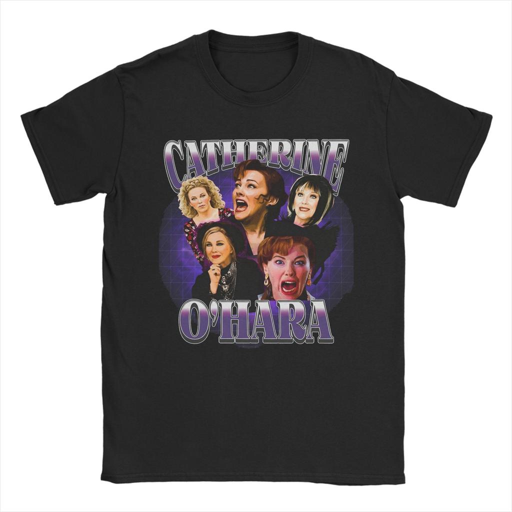 Catherine OHara TShirt for Unisex Humor Pure Cotton Tee Shirt Crewneck Short Sleeve T Shirt Birthday Gift Tops