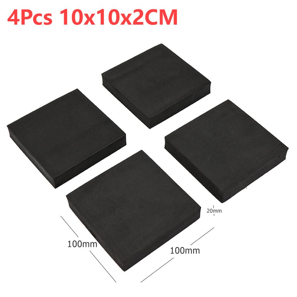 

4 шт. квадратный антивибрационный коврик для стиральной машины, амортизирующий коврик, многофункциональный антивибрационный коврик, нескользящий коврик, подставка для холодильника