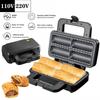 110V Multifunction Breakfast Maker for Home Use, Hot Dog Sausage Sandwich Waffle Grill Machine, Breakfast Cooking Appliance