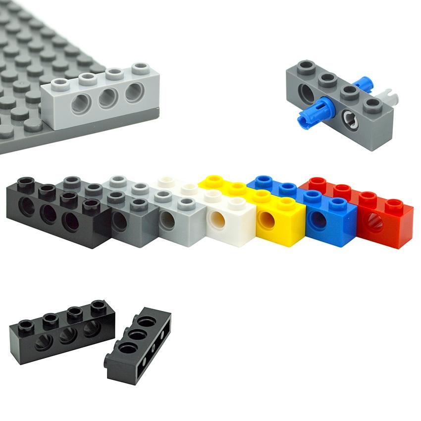 Compatible Assembles Particles 3701 1x4 With 3 Holes For Building Blocks Parts DIY Educational Crea
