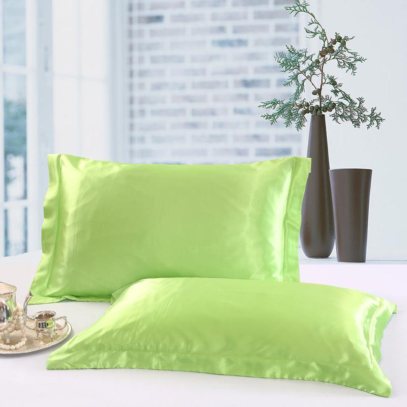 Silky Ice Satin Pillowcase - Imitation Silk