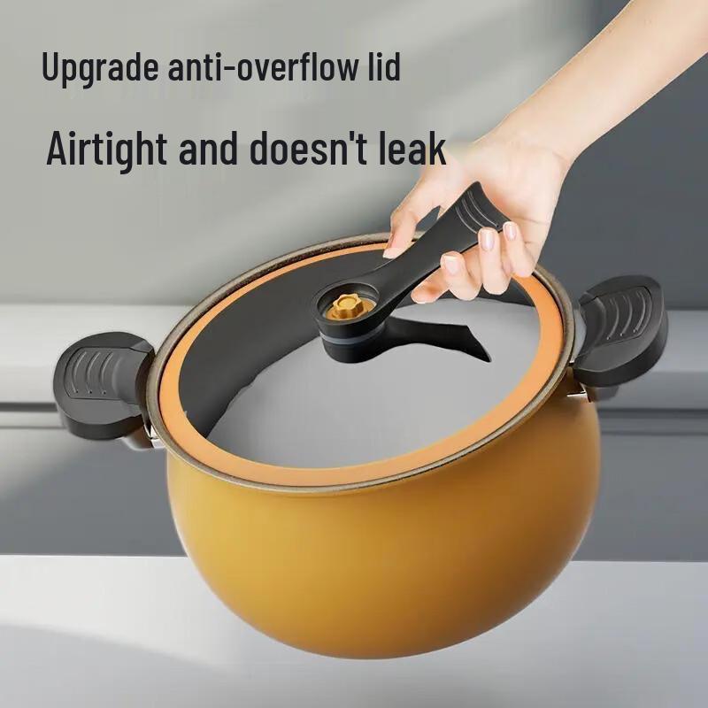 Zhi Shi Titanium Non-stick Double-Handle Micro Pressure Pot